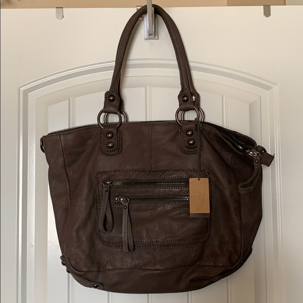 Linea Pelle Dylan E/W Tote Tmoro Brown